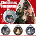 thumbnail image 6 of 2025 Christmas Ornaments - Exquisite Acrylic Baubles with Snowman & Winter Scene Designs, Ideal for Christmas Tree Decoration & Collection, 6 of 6