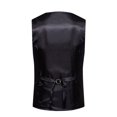 thumbnail image 4 of Mens Suit Vests with Pockets Dress Slim Business Work Waistcoats Solid Sleeveless Button Up V Neck Vest for Wedding Tuxedos 2025, 4 of 8