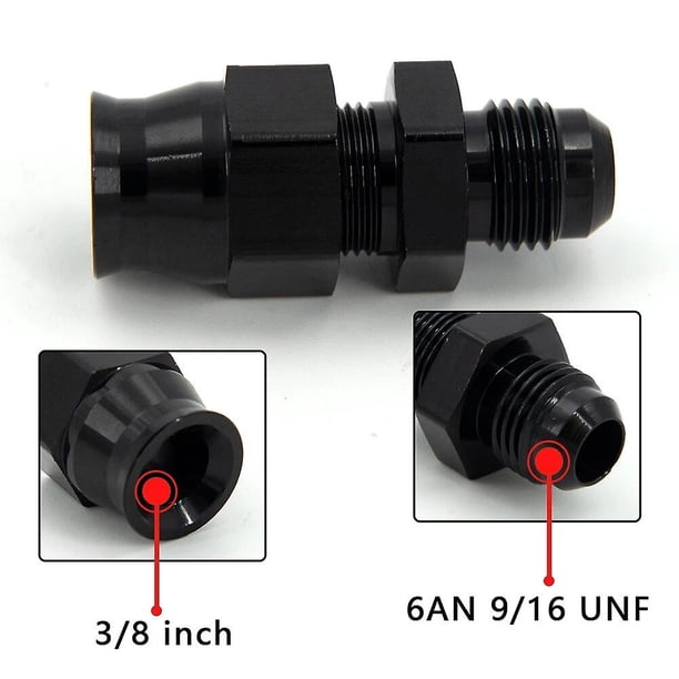 Aluminum AN6 AN8 Male to 5/16" 3/8" 1/2" Oil Line Compression Hose Fittings Adapter Radiator Adapter Fuel Line~2164