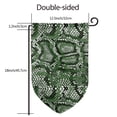 thumbnail image 7 of Wukai Green Snakeskin Print Garden Flag 12.5x18 Inch Double Sided Sun-resistant Rain-resistant, Wrinkle-resistant Colorfast(Only Flag), 7 of 7