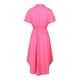 thumbnail image 5 of Vestido camisero de verano con botones para mujer - Prenda de playa de manga corta con bolsillos, 5 of 8