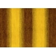 thumbnail image 1 of Ahgly Company Machine Washable Indoor Rectangle Abstract Yellow Modern Area Rugs, 5' x 7', 1 of 4