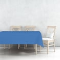 thumbnail image 3 of Nicole Fantini Collection Disposable Plastic Tablecloth Rectangle 54" x 108" (Medium Blue), 3 of 3