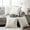 Ivory, variant on Home Soft Things Sherpa Pillow Cover 4 Piece Set, 20" x 20", Lemon Curry