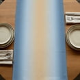 thumbnail image 5 of Table Runners 72 Inches Long Dress Scarves, Blue Ombre Farmhouse Kitchen/Dining Table Runner, Coffee Tablerunners, Modern Yellow Gradient Farmhouse Art 14x72 Inch, 5 of 9
