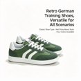 thumbnail image 3 of Women's fashion sneakers Non Slip Retro Casual Classic Lace-Up Sneakers for Daily Work, Skateboarding, Walking, Unisex German Trainer Shoes, 3 of 7