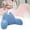 Blue, variant on Lolynie Bed Rest Pillow For Sitting Up In Bed,Soft Back Support Cushion For Reading, Pregnancy, Elderly, Sofa & Floor, Breathable Lumbar Pillow, Ergonomic, Comfortable