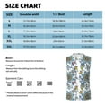 thumbnail image 6 of Haiem Men's Flowers and Butterflies Print Tank Tops Summer Sleeveless Cut Off Workout T-Shirts Fitness Vest Athletic Undershirts-X-Large, 6 of 8