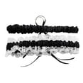 thumbnail image 2 of Bridal Throw Lace Garter For Bachelorette Party Weddings Women Elastic Leg Ring, 2 of 6