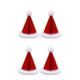 thumbnail image 3 of Colcolo Christmas 3D Paper Lantern Hanging Crepe Paper Holiday Decoration Paper Lanterns Santa Hat, 3 of 8
