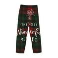thumbnail image 5 of Disketp Wonderful Time Christmas Men'S Pajama Pants - Ultra Soft Fleece Sleep And Lounge Pants (Size: S-Xxl), 5 of 9
