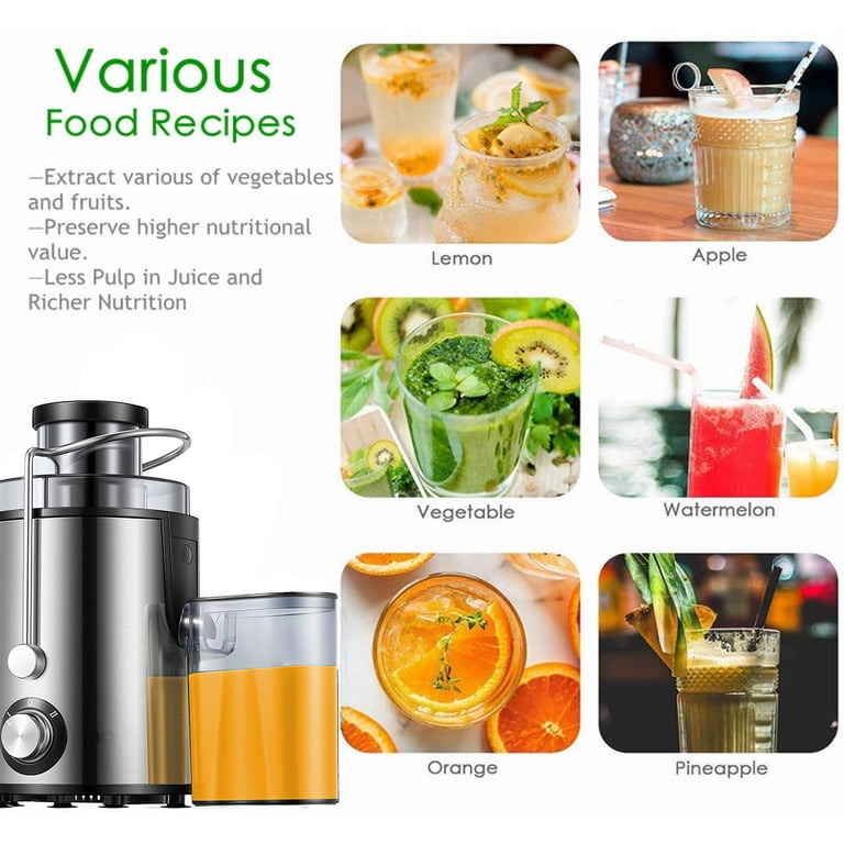 Juilist 400-Watt Centrifugal Juicer with 3-Inch Chute photo 7