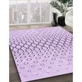thumbnail image 3 of Ahgly Company Machine Washable Indoor Rectangle Transitional Orchid Purple Area Rugs, 6' x 9', 3 of 7