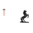 thumbnail image 1 of Escultura De Resina Tradicional China De Niña Y Caballo, Figura En Miniatura, Adorno Para Dormitorio, Granja, Oficina, Cumpleaños, Paisaje., 1 of 8