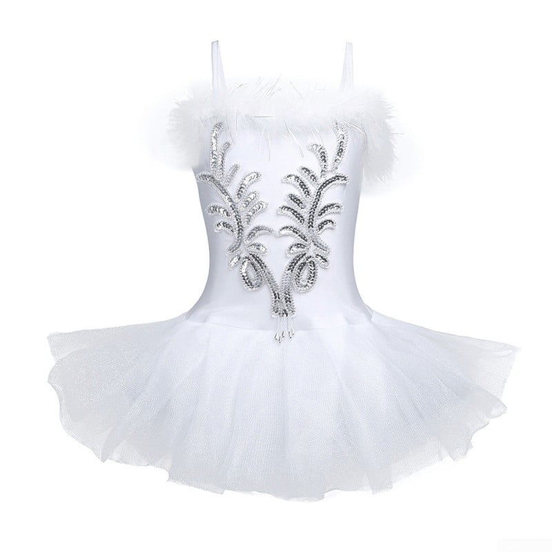 Girls Kid Leotard Ballet Dance Tutu Skirt Ballerina Fairy Dancewear Costume 