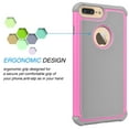 thumbnail image 3 of iPhone 7 Plus Case,[Purple/Black], 2-Piece Shockproof Rugged Rubber Anti-Slip Plastic Hard Case Cover For iPhone 7 Plus 5.5 Inch, 3 of 4