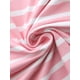 thumbnail image 5 of Pijamas para mujeres INSPIRE CHIC, camiseta de cuello en V de manga corta con pantalones de tiro ajustable, conjuntos de lounge impresos con bolsillos, M, rayas rosas, 5 of 5