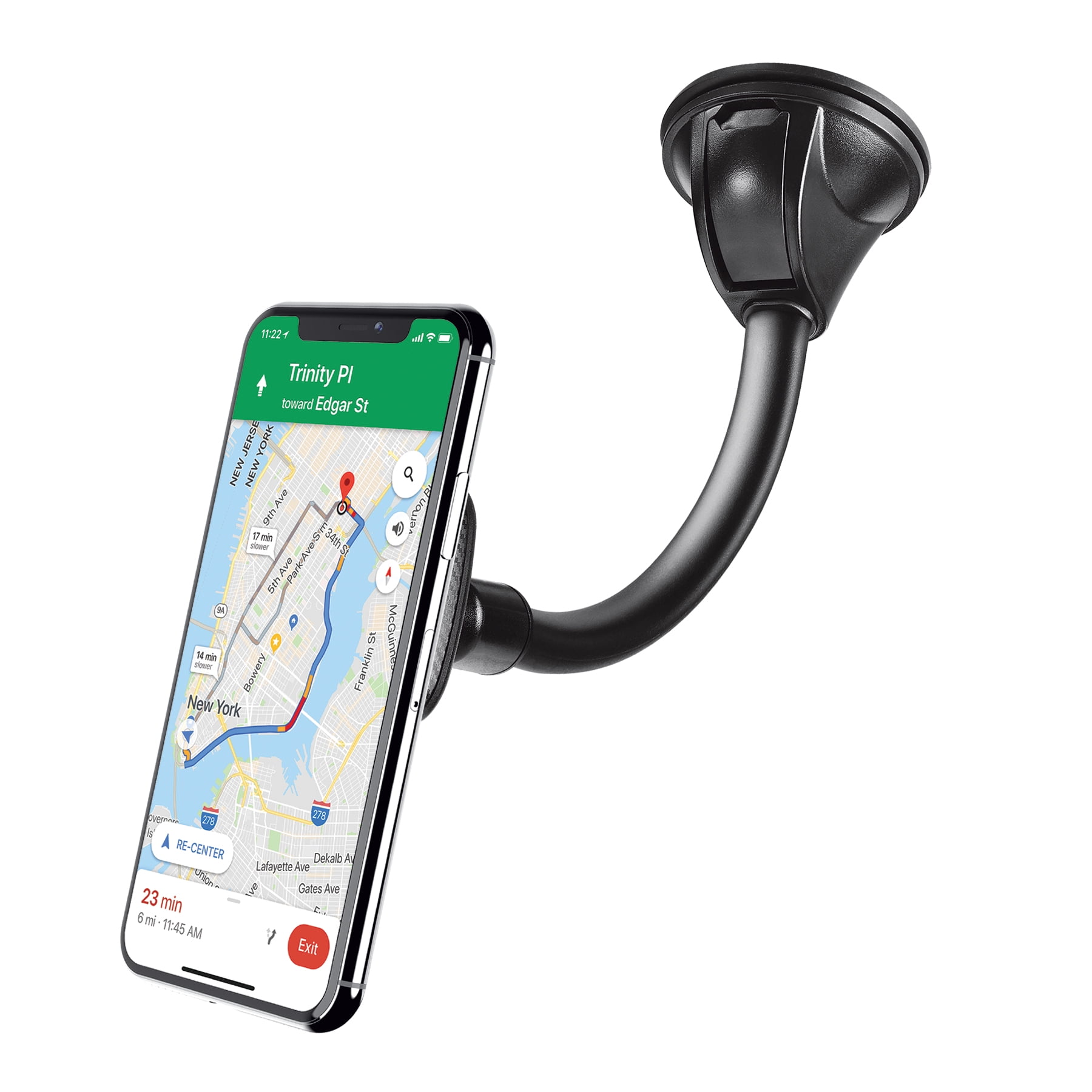 Merkury Magnetic Gooseneck Windshield/Dashboard Car Mount