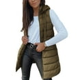 thumbnail image 6 of Turilly Ladies Coats and Jackets for Winter Fashion Women Warm Jacket Winter Hooded Casual Sleeveless Down Versatile Top, 6 of 6