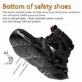 thumbnail image 3 of Botas de trabajo con punta de acero indestructibles para hombre, botas para exteriores, zapatos militares de seguridad, 3 of 5