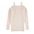thumbnail image 2 of bar III Womens Cold-Shoulder Pullover Sweater, Pink, X-Large, 2 of 2