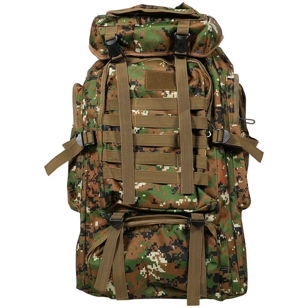 BRIGHTFUFU Mochila de viaje para exteriores, mochila de senderismo, mochila resistente al agua, mochila multifunción para acampar