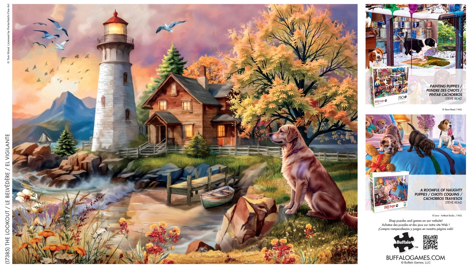 Buffalo Games The Lookout 750-Piece Interlocking Jigsaw Puzzle for Adults Ages 14-99 Years