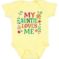 thumbnail image 3 of Inktastic My Auntie Loves Me Girls Girls Baby Bodysuit, 3 of 5