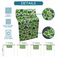 thumbnail image 6 of St. Patrick's Day Table Runner - 48 Inch Long Vintage Spring Green Lucky Irish Clovers Cotton and Linen Blended Dress Scarves Farmhouse Table Runner for Kitchen Dining, Coffee Table, 13" x 48", 6 of 8