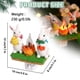 thumbnail image 3 of Luz nocturna parpadeante Bonfire Luz nocturna Bonfire Flame Luz nocturna LED 3D pequeña simulación Bonfire Luz nocturna Decoración interior, 3 of 8