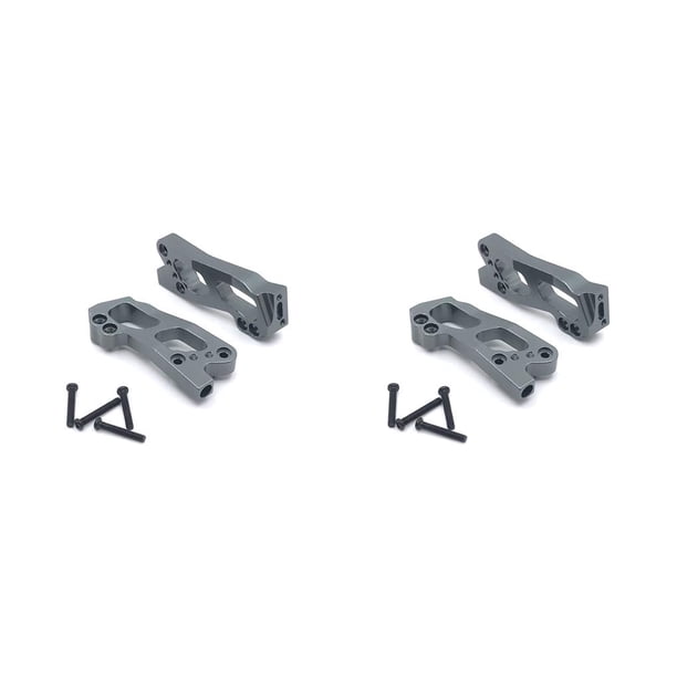 Tholdsy 2 uds. Amortiguadores traseros confiables de servicio prolongado soporte de choque accesorios RC delicados reemplazo para 12428 color titanio color titanio 2piezas Tholdsy CBP202812