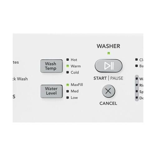 Frigidaire FLCE7522AW 27 Electric Laundry Center with 3.9 cu. ft. Washer Capacity 5.6 cu. ft. Dry Capacity 10 Wash Cycles 10 Dry Cycles in White - image 5 of 13