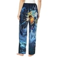 thumbnail image 3 of Gyarados Women's Pajama Pants, Ultra-soft Comfortable Casual Lounge Pants, Graphic Printed Sleep Bottoms With Drawstring, 3 of 8