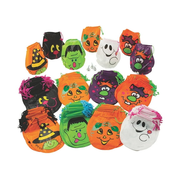 Bulk Halloween Drawstring Bags, Party Supplies, Halloween, 720 Pieces