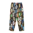 thumbnail image 5 of Junzan Beer Caps Women'S Pajama Pants Drawstring Comfy Sleep Bottoms With Pockets, 5 of 9