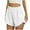 White, variant on Uaswgudfs ​Women's Summer Casual Shorts - High Waist Side Pockets 5" Inseam Breathable Lightweight Fit Pink S