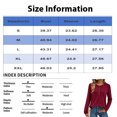 thumbnail image 2 of Hogleaql Womens Henley Long Sleeve Shirts Cozy Trendy Tee Shirts Lightweight Button Down Casual Loose T Shirts Dark Green XL, 2 of 4