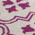thumbnail image 2 of Kaleen BRI04-95B Brisa Collection Reversible Ivory &amp; Purple Outdoor Rug, 2 of 3