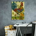 thumbnail image 4 of Epic Graffiti 'Rooster' by David Galchutt, Canvas Wall Art, 18"x26", 4 of 8