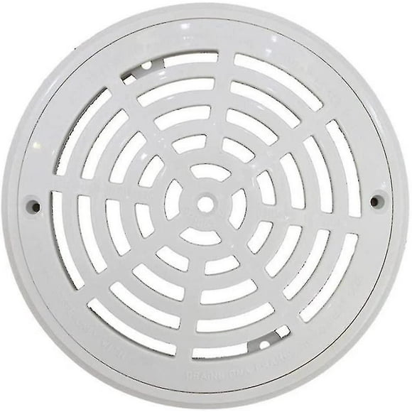 Swimming Pool Drain Cover 8 Inch Round Main Suction Plate For In Ground Pool Swimming Pool Cover,white