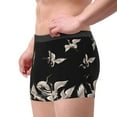 thumbnail image 4 of Kll Japanese White Crane Men'S Cotton Boxer Briefs Underwear-Large, 4 of 9