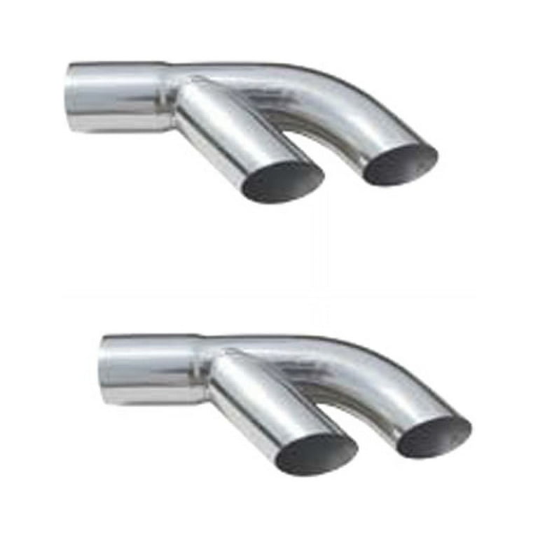 Pypes Exhaust Tip Splitters 2.5in to Dual 2.25in EVT10 Pypes Exhaust Tip Splitters 2.5in to Dual 2.25in EVT10