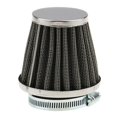 thumbnail image 2 of 1 Pieza de de Aire Universal Suministro Admisión de Accesorios para Motocicleta Recambios Interior Durable Metal Negro 42mm, 2 of 8