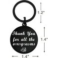 thumbnail image 3 of Anniversary, Birthday Gifts for Boyfriend Husband Keychain - Fathers Day, Gifts for Men, Him, Her, Funny Gifts for Boyfriend, 3 of 5