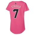 thumbnail image 3 of Girls Youth Outerstuff C.J. Stroud Pink Houston Texans Player Name & Number T-Shirt, 3 of 3