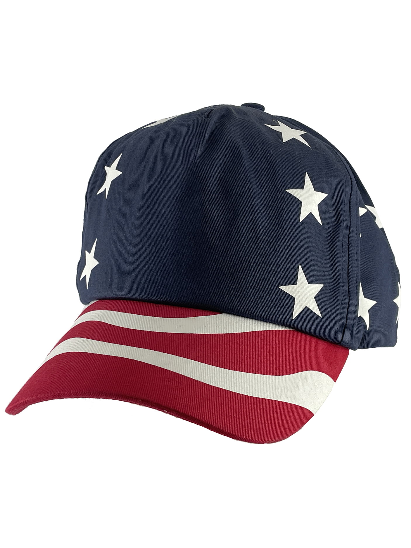 TEAM USA Hat FULL FLAGS Flexfit Cap Red White Navy OSFA NEW Stars Stripes $20 