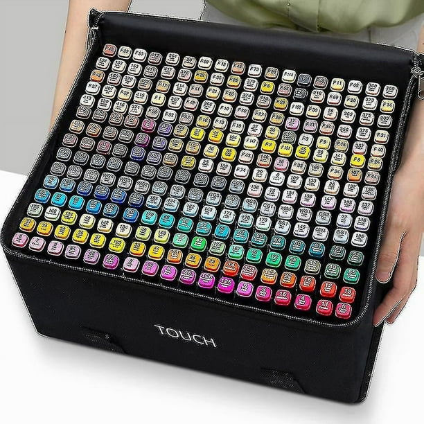 30pcs 60 uds. Marcadores de Alcohol para artistas, marcadores artísticos de doble punta, marcadores permanentes a base de Alcohol con estuche para niños adultos