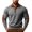 Dark Gray, variant on TOUMENY Men Sweater Button Down Long Sleeve Solid Collared Slim Tops Fall Winter Casual Vintage Fashion Pullover Army Green L
