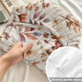 thumbnail image 4 of King Size Fitted Sheet Set - Fall Flowers 3 Piece Bedding Sets 16" Deep Pocket Fitted Sheet with 2 Pillowcases, Farmhouse Retro Budding Nature Floral Branch Brushed Microfiber Hotel Luxury Bed Sheets, 4 of 9