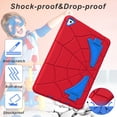 thumbnail image 6 of TECH CIRCLE for iPad 9/8/7 Generation 10.2 inch 2021 & 2020 and 2019 version ,Kids Protection,Heavy Duty Shock Resistant Rugged Protection case,with Kickstand for Kids ,Red+Blue, 6 of 7